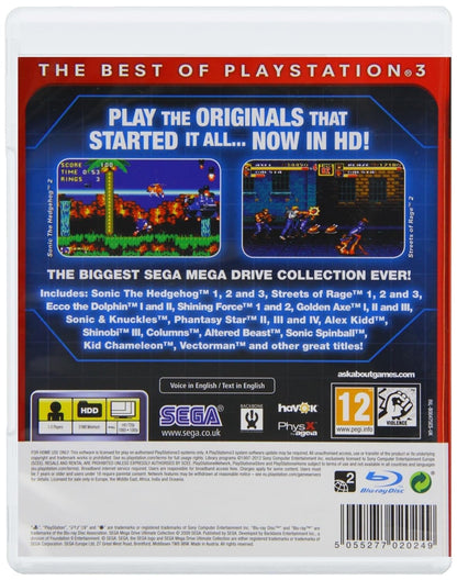 SEGA Mega Drive Ultimate Collection - Essentials for PS3, Model 5055277020249