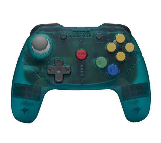 Retro Fighters Brawler64 Wireless Nintendo Switch Controller Online Bluetooth NSO Edition  Blue