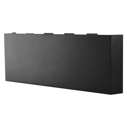 eXtremeRate Solid Matte Black HDD Bay Cover for PS4 - Replacement Top Case Faceplate, Model P4G010