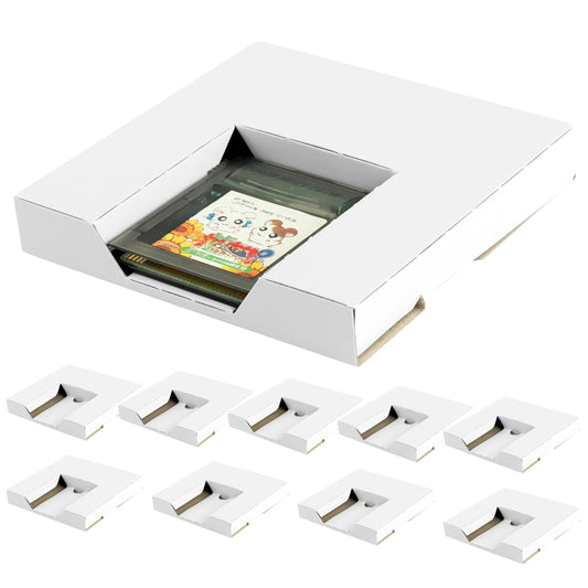 10 Pack Inner Inlay Insert Tray Compatible with Game Boy and Game Boy Color US Version  Replacement Cardboard Box Insert for Game Cartridge Storage and Display