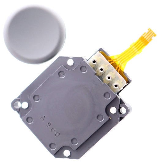 Deal4GO 3D Analog Joystick Button Module for Nintendo New 2DS XL/3DS XL - Grey Replacement Thumbstick Cap, Model NEW3DJB-TS