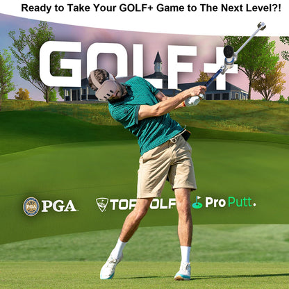 YEZRO 26” Golf Club Attachment for Meta Quest 3/3S - Adjustable Weighted Handle, Black, Compatible with Right/Left Hand