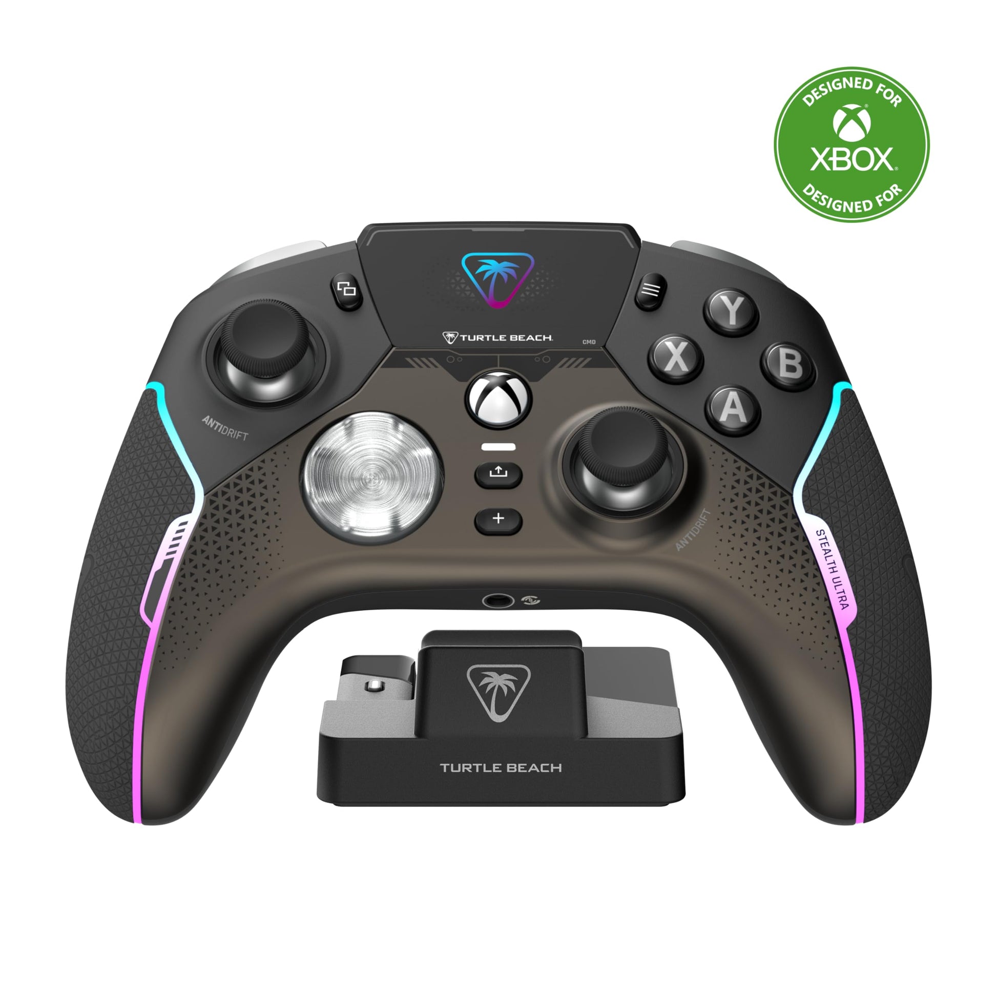 Turtle Beach Stealth Ultra High-Performance Rechargeable Wireless Smart Gaming Controller: Xbox Series X|S  Xbox One  PC  Mobile - Charging Dock  RGB Lighting  Remappable Buttons  Bluetooth (Renewed)