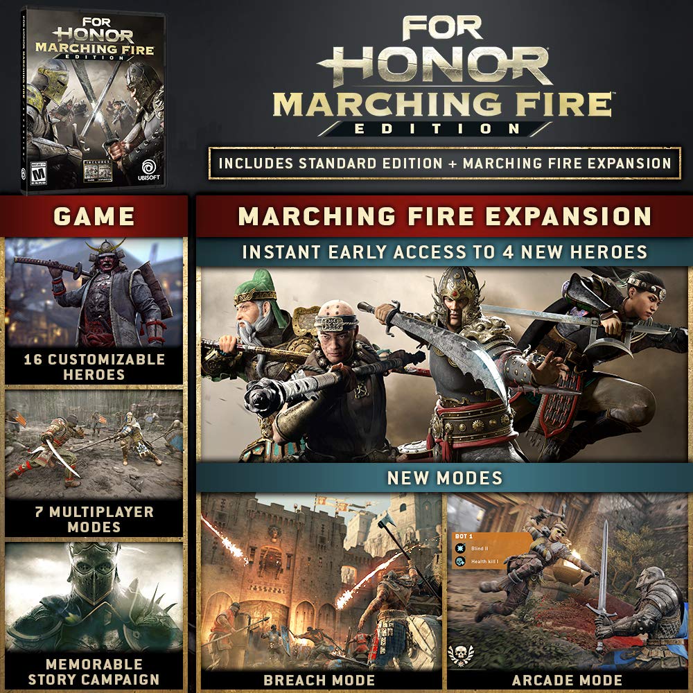 Ubisoft For Honor Marching Fire Edition - Xbox One Standard Edition, Model UBP50412199