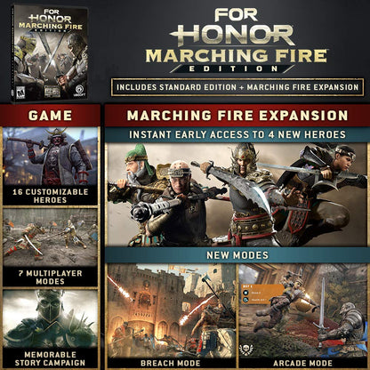 Ubisoft For Honor Marching Fire Edition - Xbox One Standard Edition, Model UBP50412199