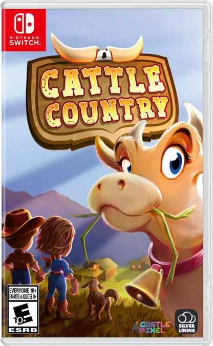 Silver Lining Interactive Cattle Country Game for Nintendo Switch - Model CSCT16609SWI