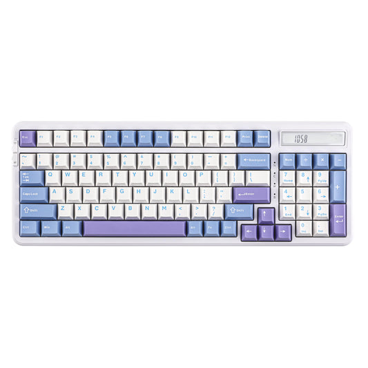 Ematerial nameAKER Cypher 96 Wireless Gaming Keyboard with 8000mAh Battery  Hot Swappable Creamy Keyboard with Numpad and Calculator  RGB Backlit  NKRO for Games/Office (Flamingo Switch)
