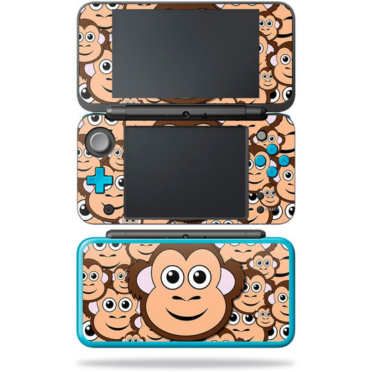 MightySkins Skin Compatible with Nintendo New 2DS XL - Monkey | Protective, Durable, and Unique Vinyl Decal wrap Cover | Easy to