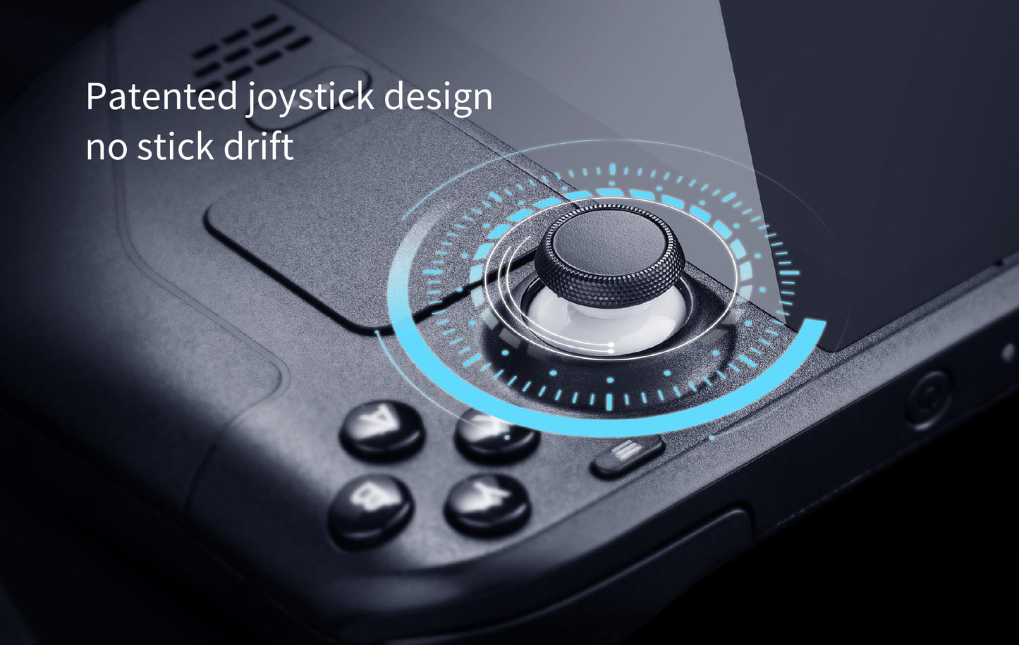 GuliKit Analog Joystick Replacement for Steam Deck - Hall Effect No Drift, Easy Calibration, Black & White, Model SD02