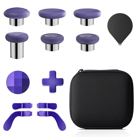 Accessories for Xbox fine design 2 Controller  TanReginal 13 in 1 Metal Thumbsticks Replacement Accessory Kit for Xbox fine design Series 2 Controller Core  6 Swap Joysticks  4 Paddles  2 D-Pads  1 Tool(Purple) [xbox_one]