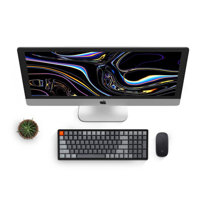 Keychron K4 RGB Mechanical Keyboard, 96% Layout, Bluetooth/USB Wired, Gateron G Pro Red Switch, Model K4J1
