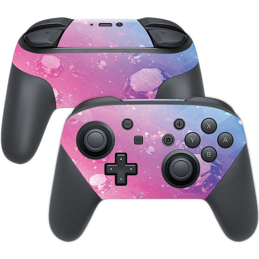 MIGHTY SKINS Nintendo Switch Pro Controller Skin - Pink Diamond Vinyl Decal, Durable & Easy to Apply, Model NISWPCOI-Pink Diamond
