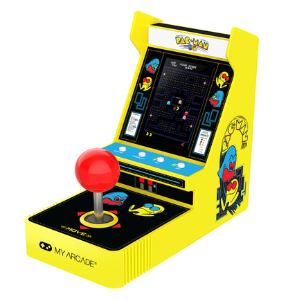 My Arcade Pac-Man Joystick Player - Retro Gaming Console, Large, Yellow, Model DGUNL-7073, 2 Game Modes