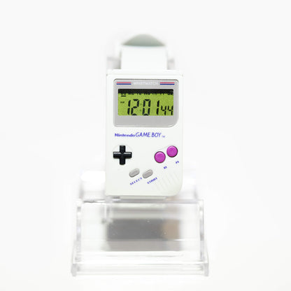 Paladone Nintendo Gameboy™ Digital Watch - Super Mario Land™ Alarm Sound, White/Grey with Iconic Buttons, Model PP3934NN