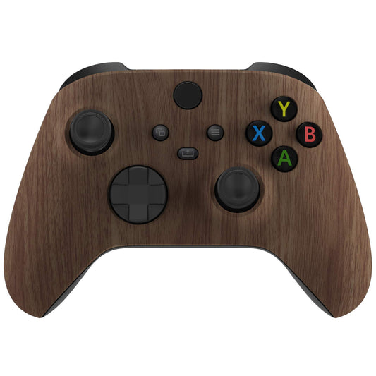 eXtremeRate Wood Grain Custom Shell for Xbox Series X & S Controller, FX3S215 Replacement Cover