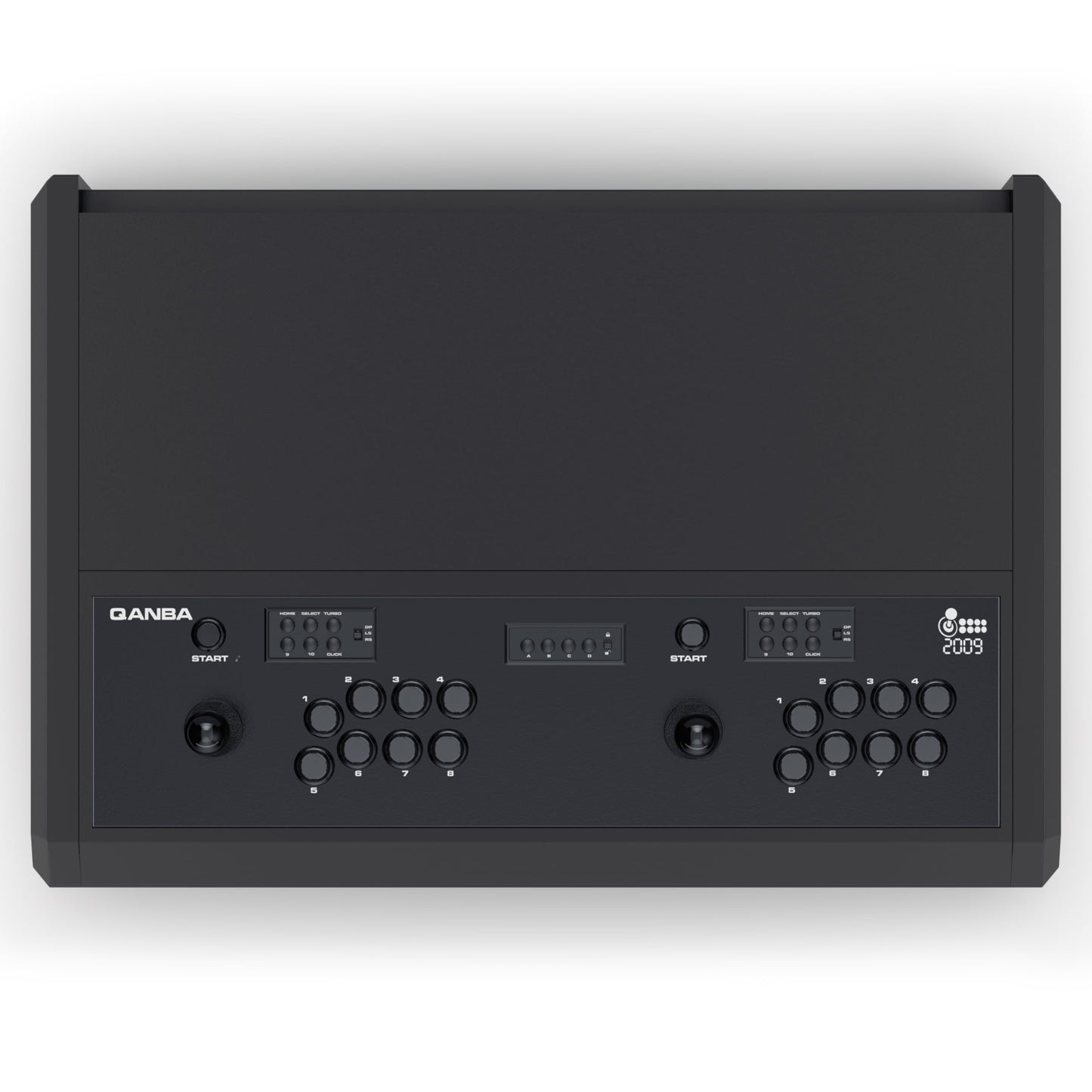 qanba 2009 Arcade Desktop Console - Silent Joystick & Buttons, 2009-2P, Black