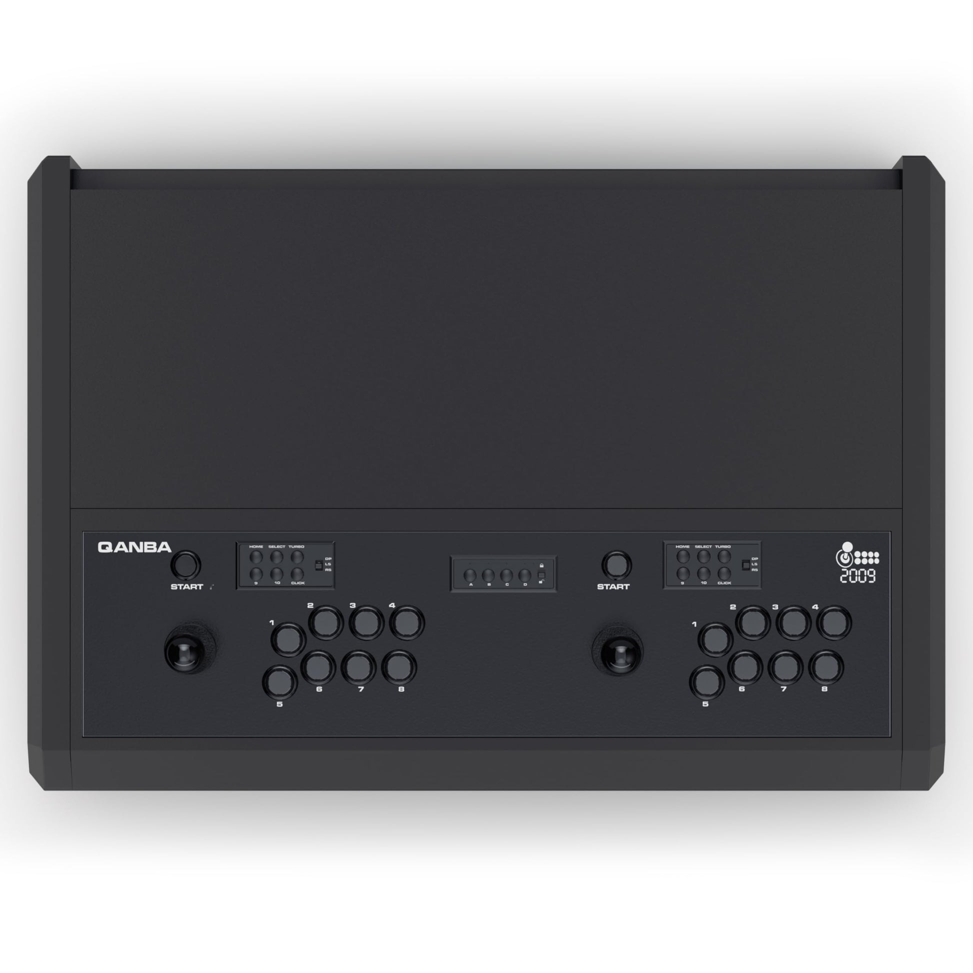 qanba 2009 Arcade Desktop Console - Silent Joystick & Buttons, 2009-2P, Black