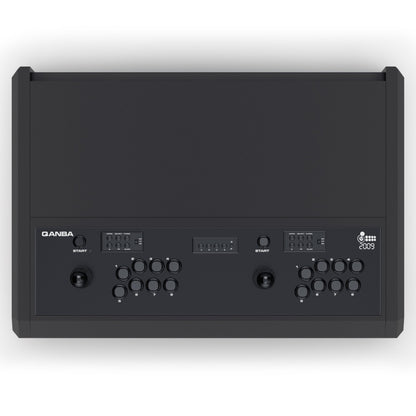 qanba 2009 Arcade Desktop Console - Silent Joystick & Buttons, 2009-2P, Black