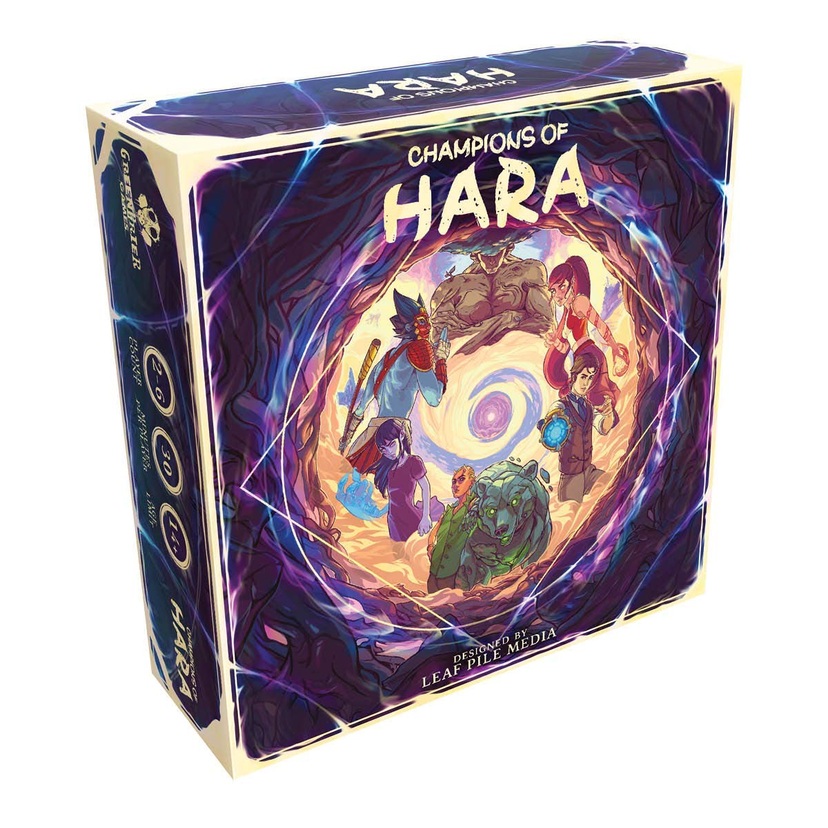 GreenBrier Games Champions of Hara Board Game - Multi-colored Cardboard - Model GRB0HA01
