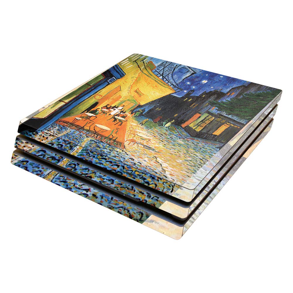 MIGHTY SKINS PS4 Pro Skin - Cafe Terrace at Night Decal Wrap, Durable & Easy to Apply, Model SOPS4PRO-Cafe Terrace At Night