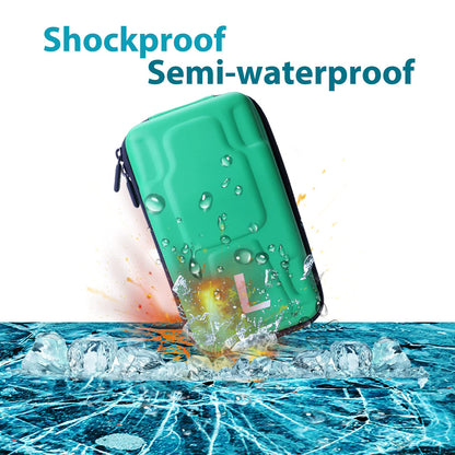 L LTGEM Storage Case for Nintendo Switch - Luigi Set Edition - Green Travel Bag