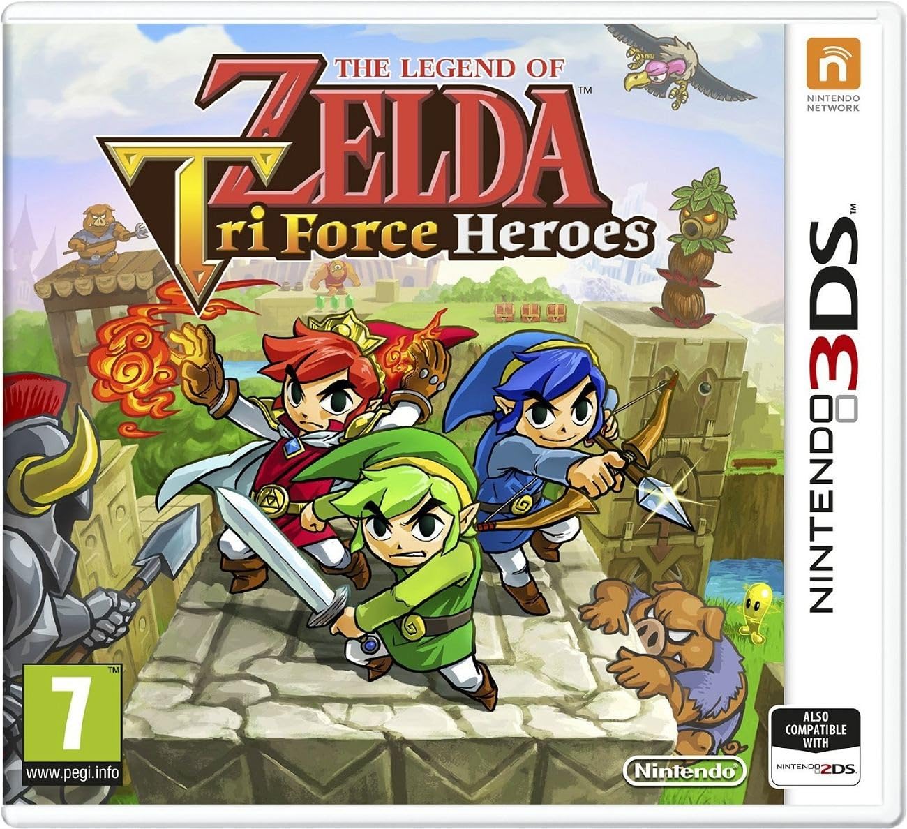 Nintendo The Legend of Zelda Tri Force Heroes - Nintendo 3DS Game Model 167141