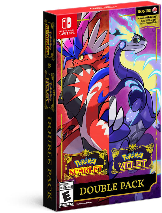 Nintendo Pokémon Scarlet & Violet Double Pack for Nintendo Switch - Model NINT117512SWI