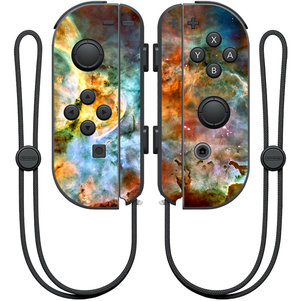 MIGHTY SKINS MightySkins Skin for Nintendo Joy-Con Controller - Space Cloud Wrap Cover
