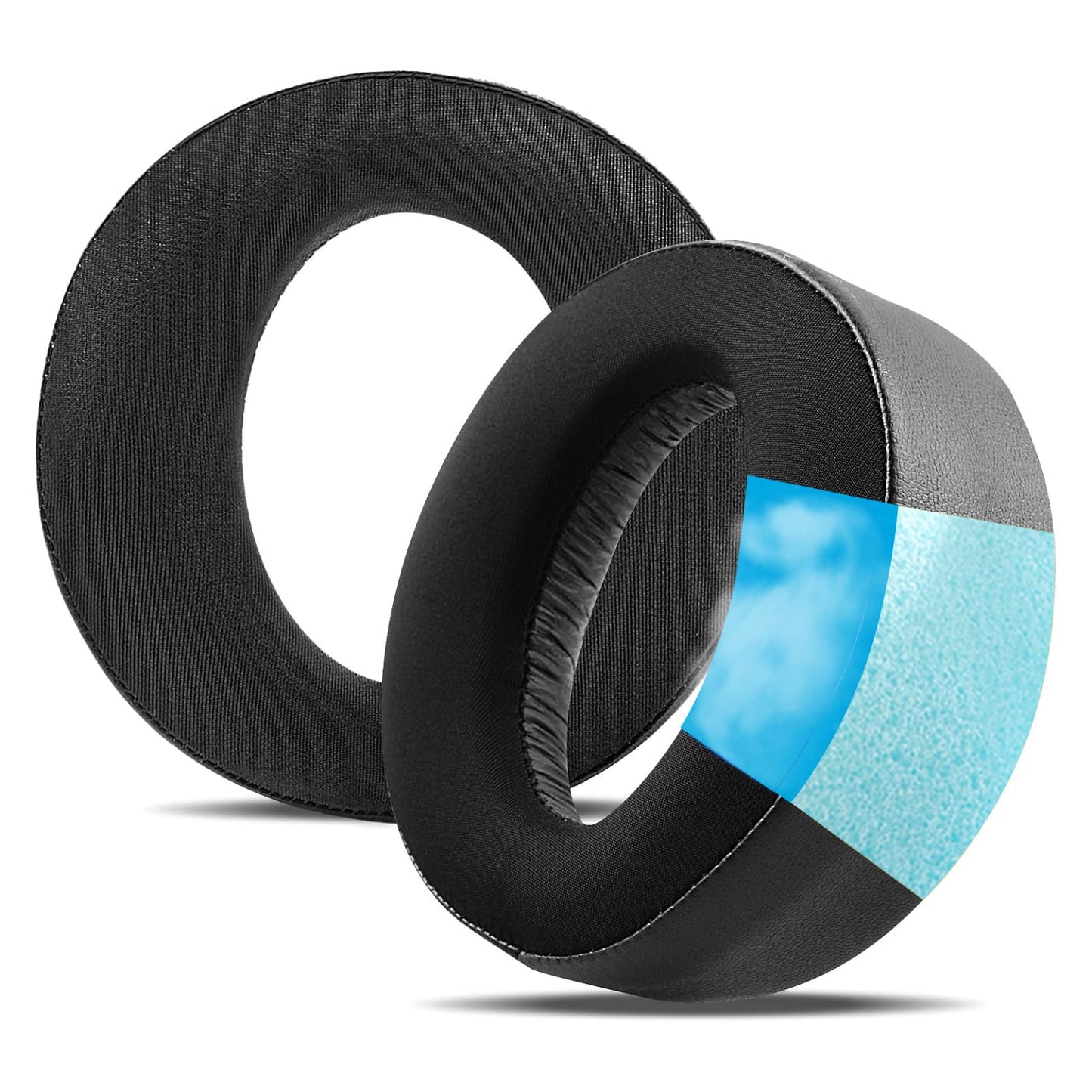 Ear Pads Cushions Replacement for Sony PlayStation 5 PS5 Pulse 3D Wireless Headset  GVOEARS Upgrade Ear Cups Accessories for Sony PS5 (Cooling-Gel Black)