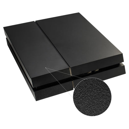 eXtremeRate Solid Matte Black HDD Bay Cover for PS4 - Replacement Top Case Faceplate, Model P4G010
