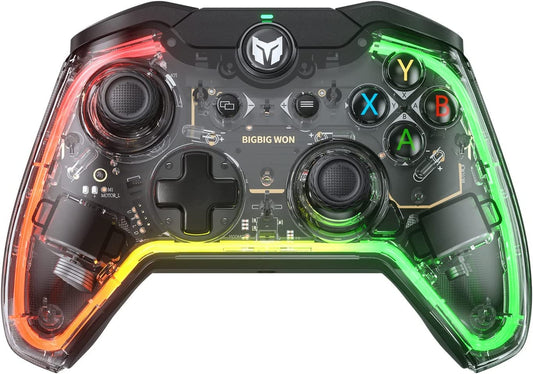 Wired Pc Gaming Controller,BIGBIG WON Nintendo Switch pro Controller for tears of the kingdom Game,6-Axis Gyro,one key Wake-up,M