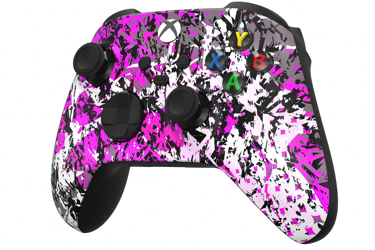 Custom Controllerzz Wireless Controller for Xbox Series X/S & One - Soft Touch Feel, X/S Shadow Bloom