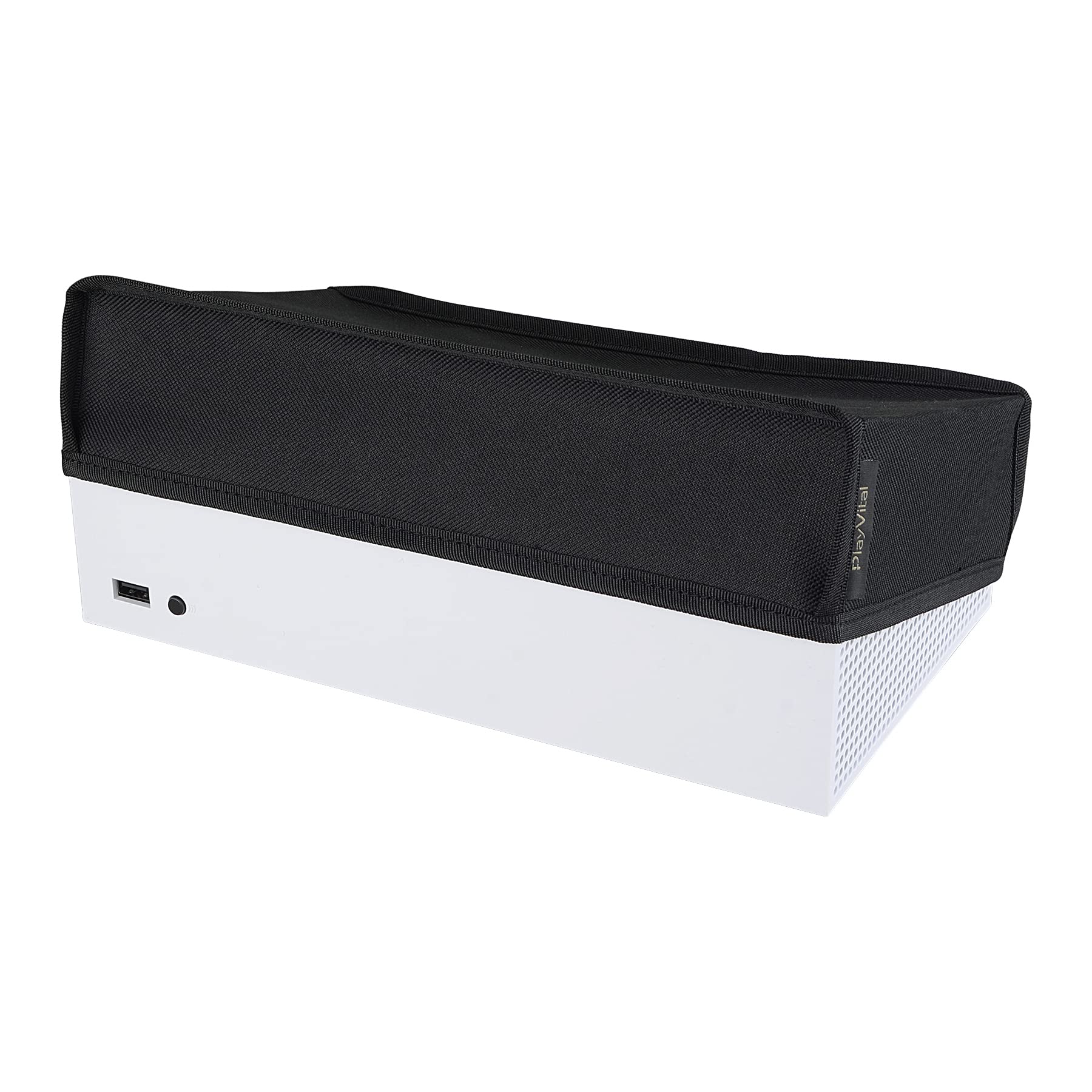 PlayVital Black Nylon Dust Cover for Xbox Series S Console  Soft Neat Lining Dust Guard  Anti Scratch Waterproof Cover Sleeve for Xbox Series S Console