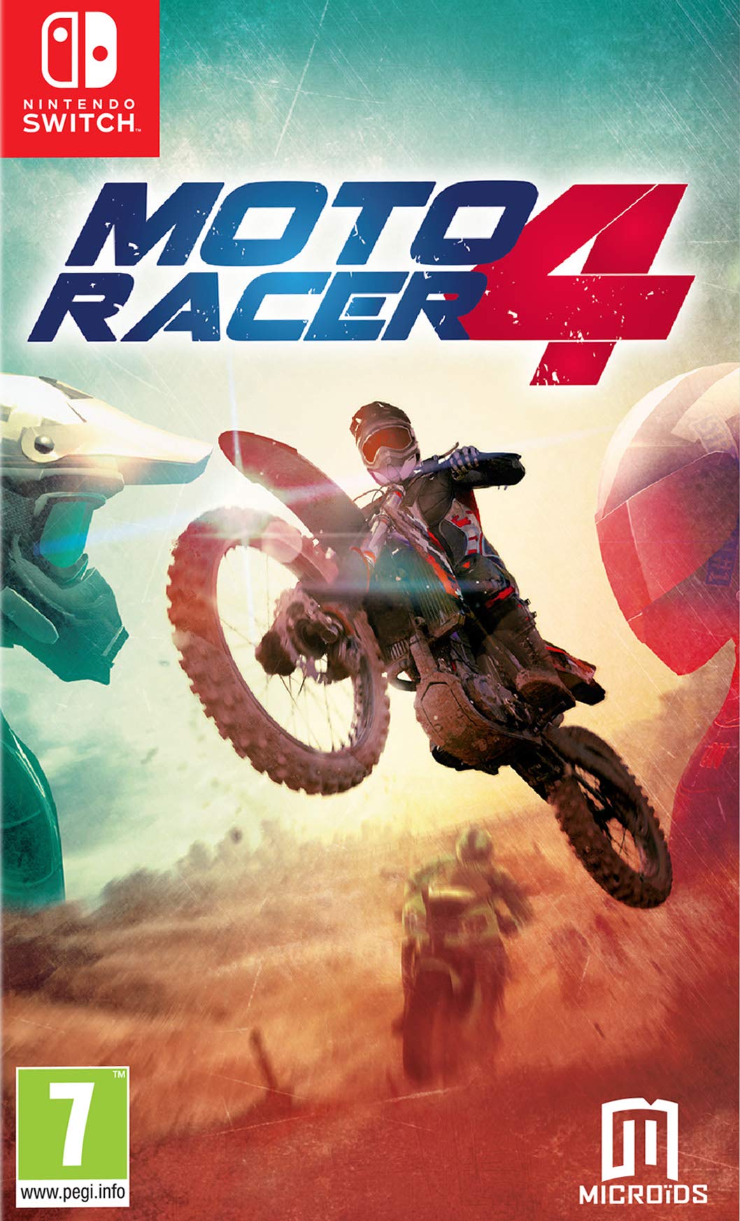 MICROÏDS Moto Racer 4 for Nintendo Switch - Model MR4-SWI, Exciting Racing Game Experience