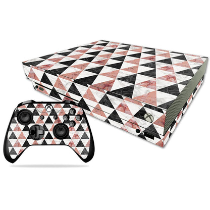 MIGHTY SKINS Xbox One X Skin - Marble Pyramids | Durable Vinyl Decal Wrap | Easy Apply & Remove | Model: MIXBONXCMB