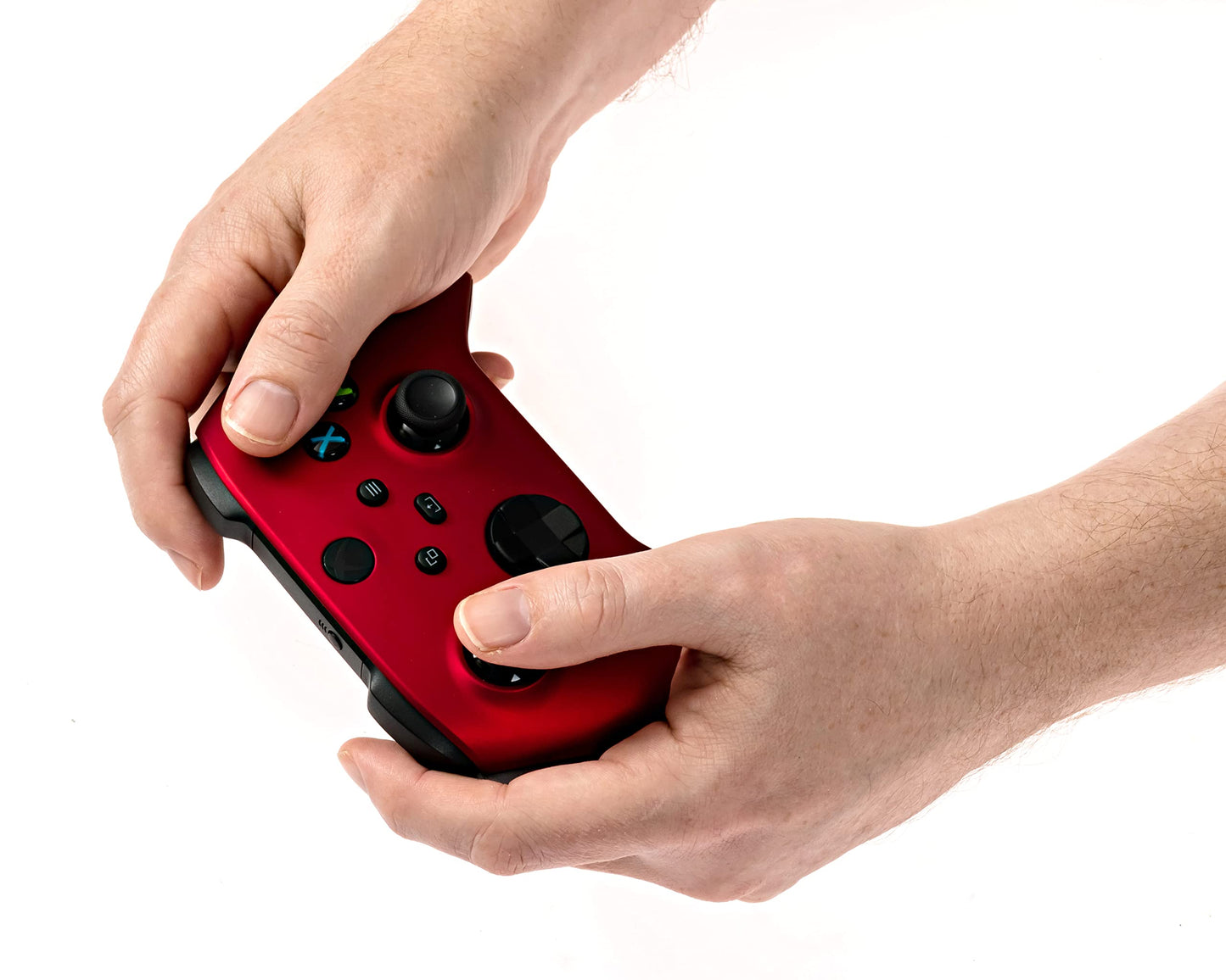 Crazy Controllerz Xbox Series X Soft Touch Controller - Metallic Red, Enhanced Grip, Compatible with Xbox One, Series X, Series S