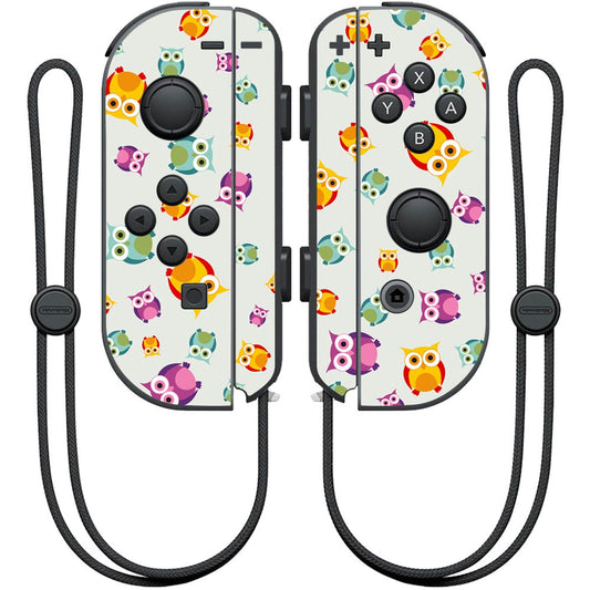 MightySkins Skin Compatible with Nintendo Joy-Con Controller wrap Cover Sticker Skins Owls