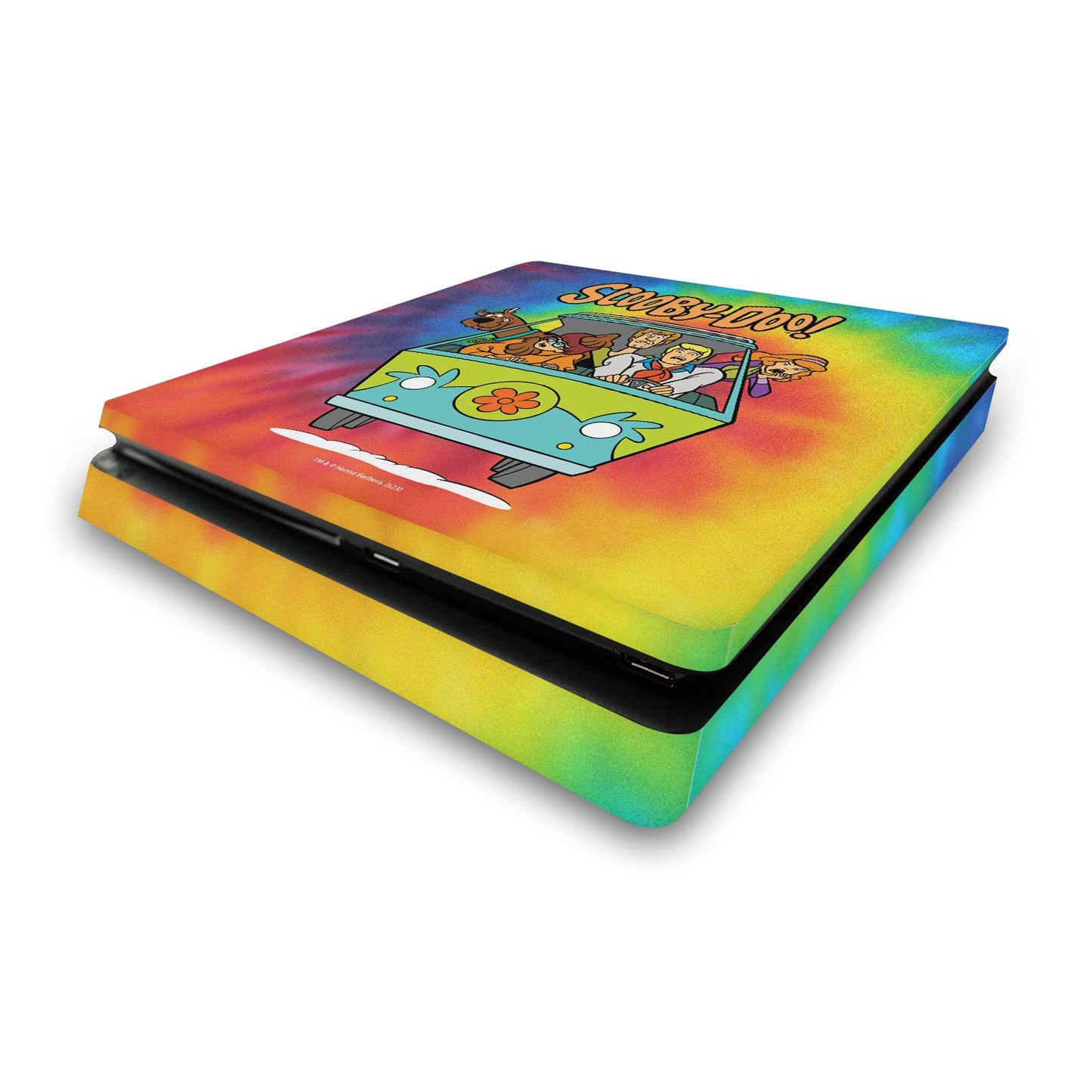 Head Case Designs Officially Licensed Scooby-Doo Tie Dye Graphics Vinyl Sticker Gaming Skin Decal Cover Compatible With Sony PlayStation 4 PS4 Slim Console