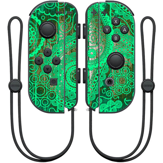 MightySkins Skin Compatible with Nintendo Joy-Con Controller wrap Cover Sticker Skins Vintage Paisley
