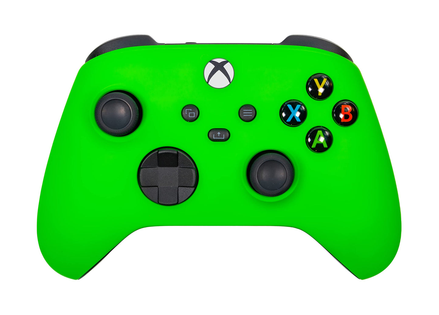 Crazy Controllerz Xbox Series X Soft Touch Controller - Neon Green, Added Grip, Custom Design
