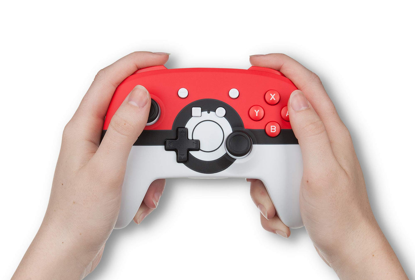 PowerA Enhanced Wireless Controller for Nintendo Switch - Pokemon Poke Ball Red, Model 1510835-01, Bluetooth Gamepad for Switch & Lite