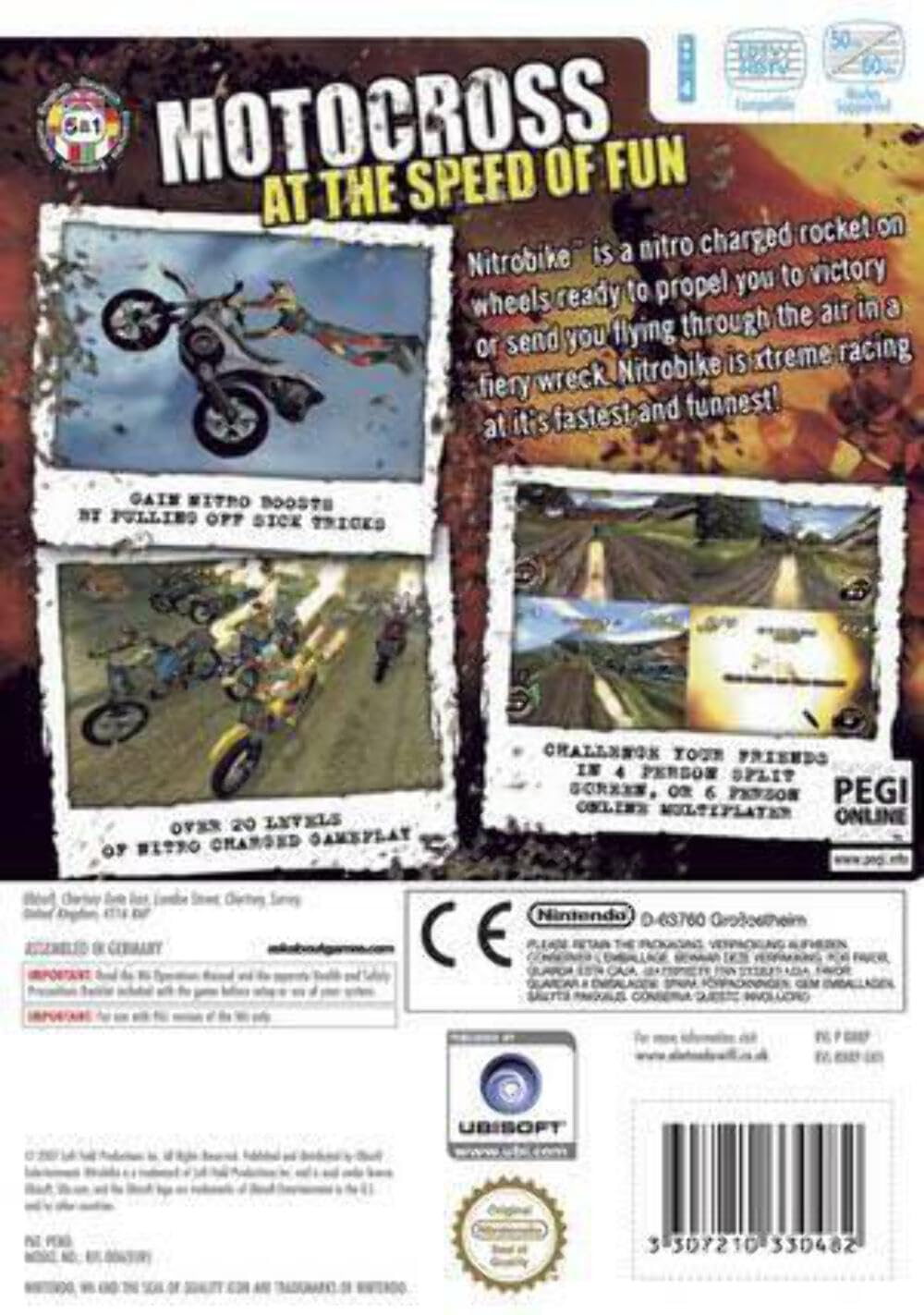 Ubisoft Nitrobike for Nintendo Wii - Model 17370 - Exciting Racing Experience