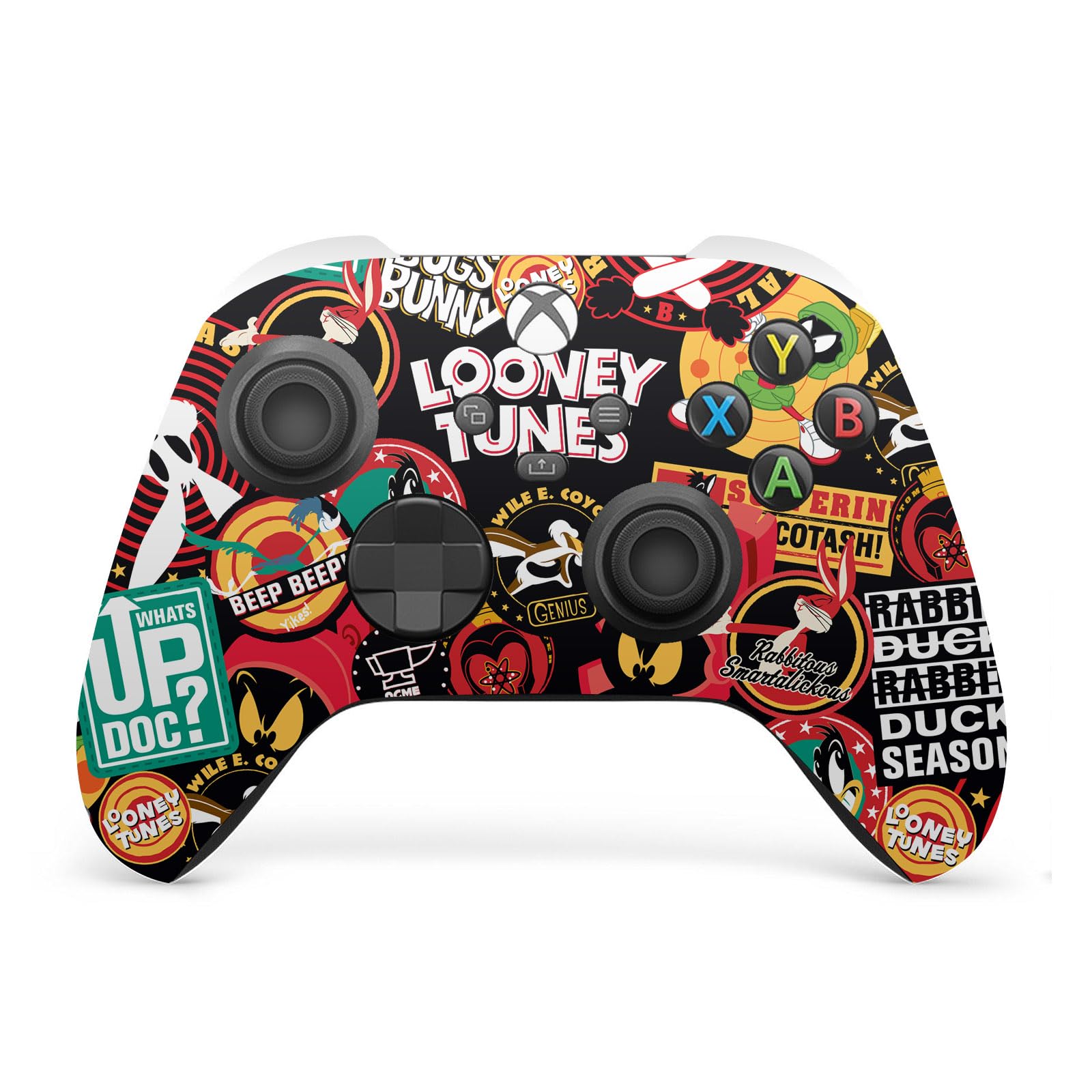 Head Case Designs Officially Licensed Looney Tunes Sticker Collage Graphics and Characters Vinyl Sticker Gaming Skin Decal Cover Compatible With Xbox Series X/S Controller