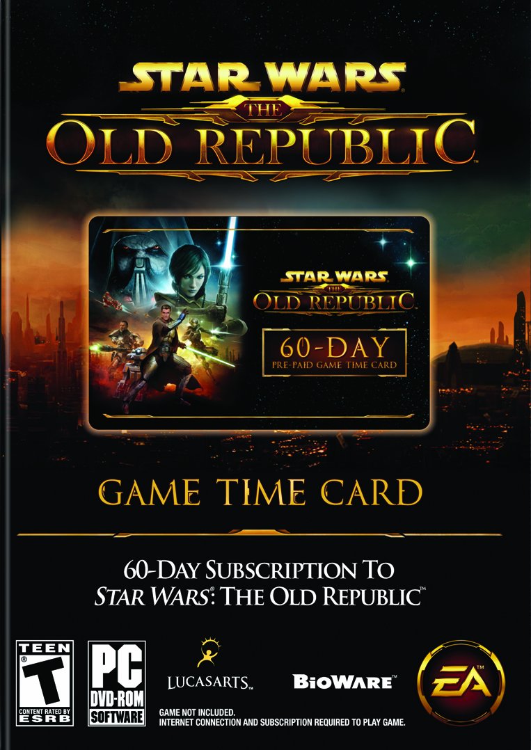 Electronic Arts Star Wars: The Old Republic 60-Day Pre-paid Time Card - PC Model 19796