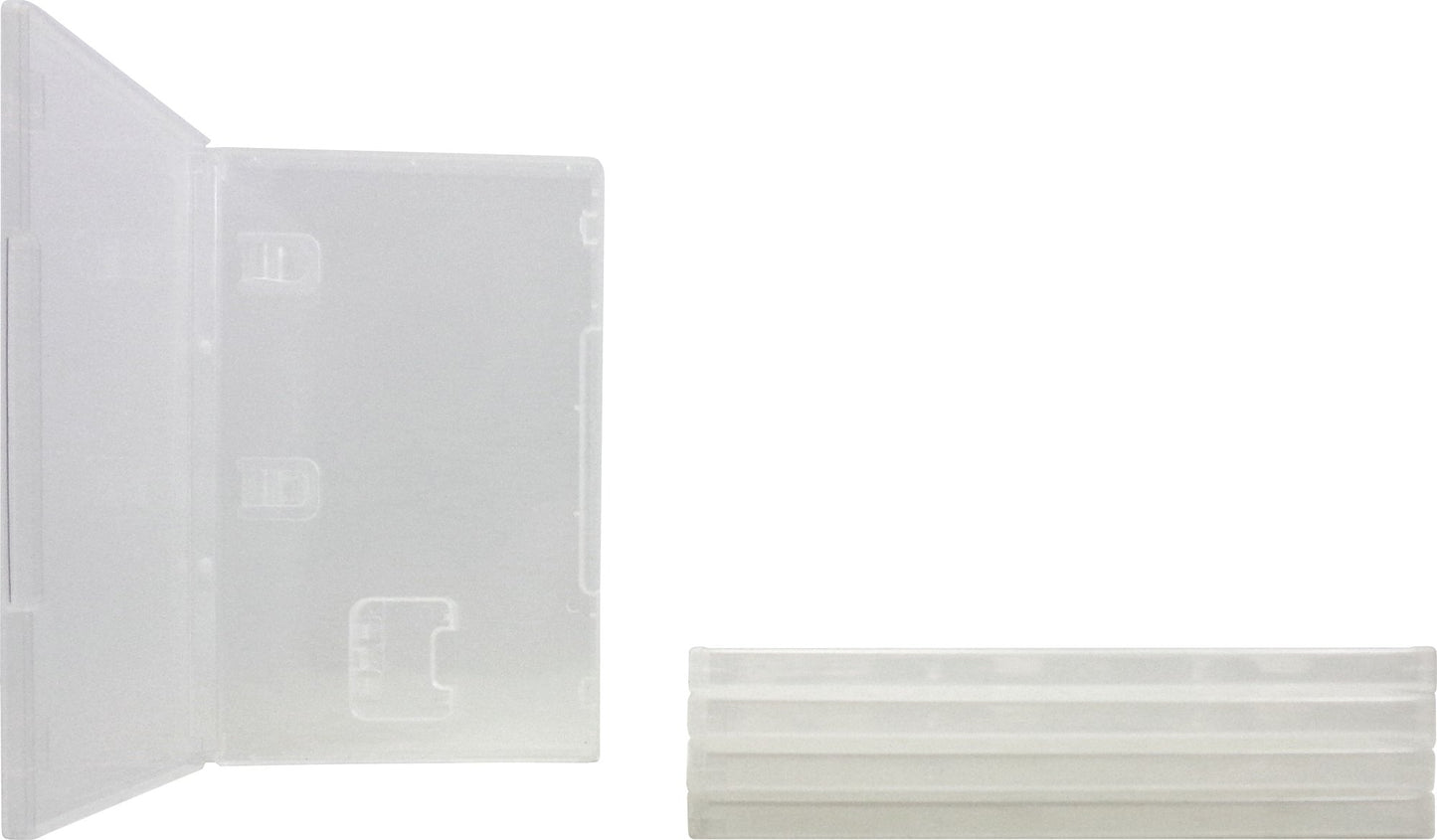 10mm Clear Game Cases - Compatible with Nintendo Switch - 1-refill unit Capacity - VGBR10SWCL (5 Cases)