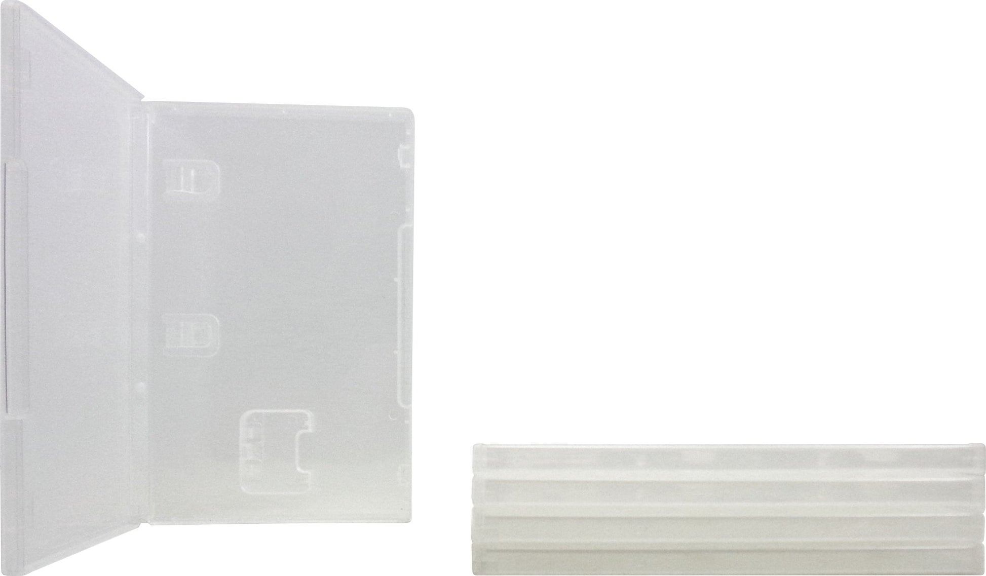 10mm Clear Game Cases - Compatible with Nintendo Switch - 1-refill unit Capacity - VGBR10SWCL (5 Cases)