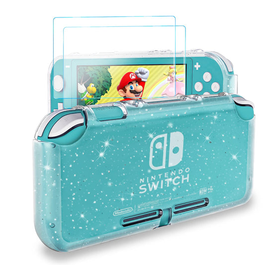 DLseego Switch Lite 2019 Protective Case Compatible with Nintendo Switch Lite  Glitter Bling Soft TPU Cover with 2 Pack Screen Protectors