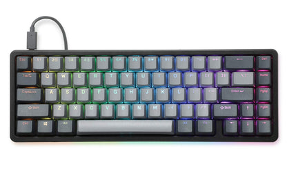 DROP ALT High-Profile Mechanical Keyboard - 65% (67 Key), Hot-Swap, RGB LED, Cherry MX Brown, Black, Aluminum Frame, Model MDX-31828-13