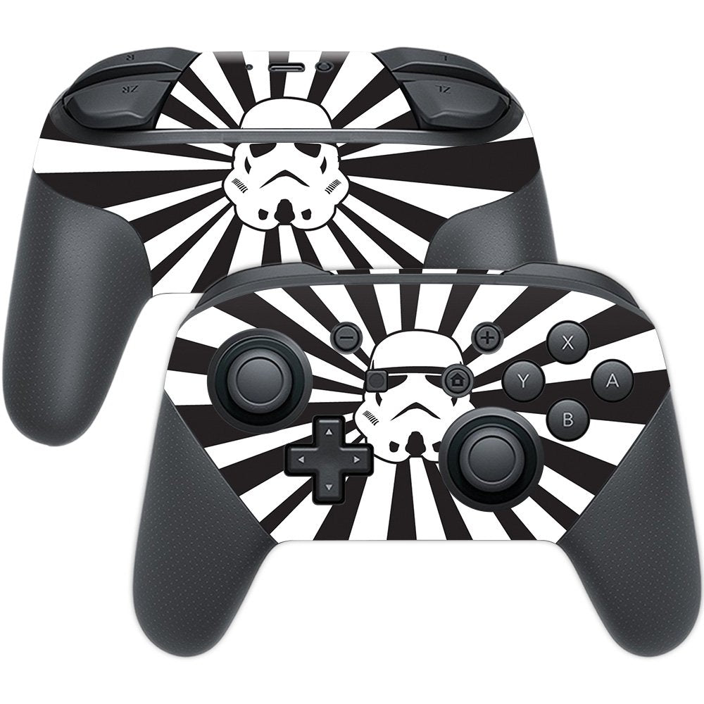 MIGHTY SKINS Nintendo Switch Pro Controller Skin - Star Rays, Durable Vinyl Decal, Easy Apply/Remove, Made in USA, Model NISWPCOI-Star Rays