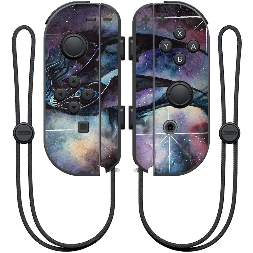 MIGHTY SKINS Nintendo Joy-Con Controller Skin - Midnight Dragon, Durable Vinyl Decal, Easy Apply/Remove, Made in the USA